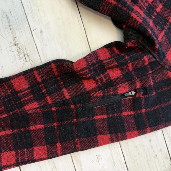 *The North Face Gordon Lyons 1/4 Zip Plaid Fleece Pullover Size S Causal Fall - Picture 6 of 7